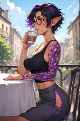 seems like a highly inappropriate skirt for business