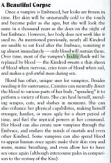 Vampire fluid are blood