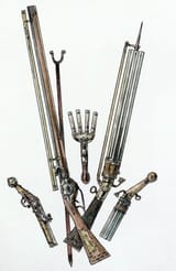 collection of Empire guns