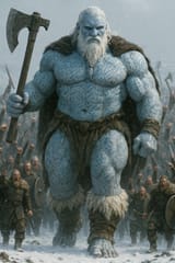 20250803_2228_Frost Giant&#039;s March_simple_compose_01k1rstxdze6199chz65srk6dg