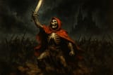 20250715_0443_Defiant Red Hooded Skeleton_simple_compose_01k05zb1pzeyh85set8wrj4x8v
