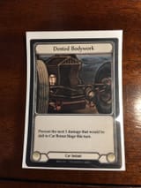 dented body work
