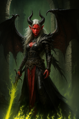 Flying Races: Winged Tiefling
