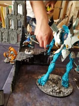 The hand of melee CSM shows itsself