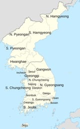 Provinces_of_Korea_(ROK_point_of_view)-en+Inter-Korean_border.svg