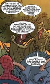 Spider-Man cancer dinosaurs