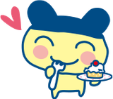 MametchiEatingCakeArtwork