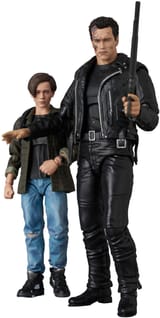 mafex t-800 and john connor