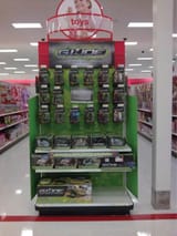 gi joe endcap display rise shelves