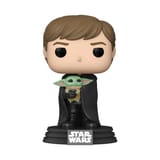 Funko-POP-Star-Wars-The-Mandalorian-Luke-Skywalker-with-Grogu-Vinyl-Bobblehead