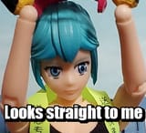 looks straight to me