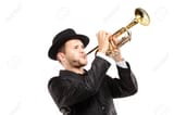 7934641-a-man-in-a-suit-with-a-hat-playing-a-trumpet-isolated-on-white-background