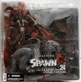 spawn series 24 spawn cover i98 mcfarlane collectors club exclusive articulated spawn
