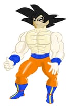 MOTU Goku worn toy