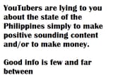 good info is few and far between