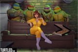 April-O&#039;Neil-TMNT-TMNT-ero-Michelangelo-6917586