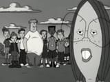 recess black and white