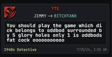 jimmy cringe tts