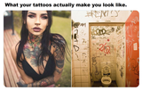 tattoo trash