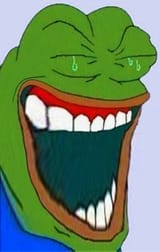 pepe laughing big