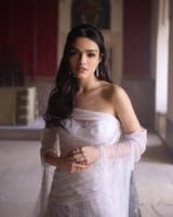 rachel white dress