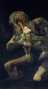 Saturn Devouring His Son (1819-1823)-1
