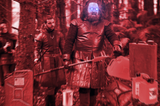 SURROUNDED BY CANNISTERS