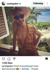 Sarah Gadon Jamaica Instagram