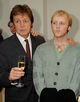 Paul and James McCartney