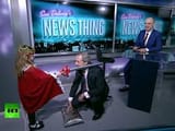 farage being knighted by russia