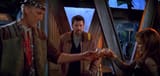 Zefram Cochrane getting Troi drunk