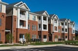 suburban apartment complex