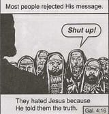 they hated jesus because he told them the truth