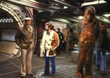 Irvin Kershner, George Lucas and Peter Mayhew The Empire Strikes Back
