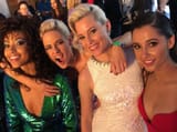 Ella Balinska,Kristen Stewart,Elizabeth Banks &amp; Naomi Scott