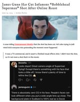 superman cuts is it cgi or not