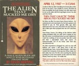 the alien that sucked me dry