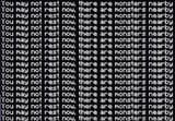you may not rest now
