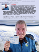 Shatner dabs on Pickle Trek