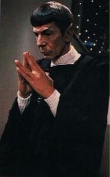 Spock meditating