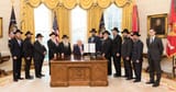 trump with the rabbis