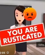 rusticated