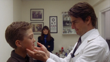 Katharina Kubrick the daughter of Stanley Kubrick has a cameo at the doctor’s office. The boy is her son Alex.
