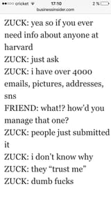 zuck being a faggot
