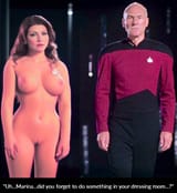 Marina Sirtis STTNG out-take