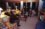 Harvey visits Camp David