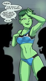 sweaty