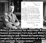 gay hitler handwriting