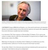 Richard Dawkins defending pedophelia