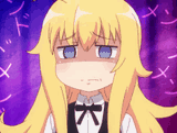 dissapointed anime girl